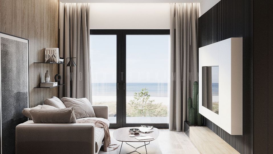 Cho thuê căn hộ 3 phòng ngủ The Miami Vinhomes Smart City, DT 86m2, full nội thất hiện đại